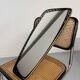 Antique asymmetrical mirror, Italian design by Dorian Tacchini, 1960s
