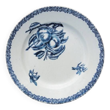 Old Iron Earth Dessert Plate HB Choisy Le Roi