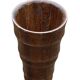 Vintage umbrella holder wooden basket storage 1960 minimalist design