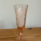 Set of 6 Rosaline champagne flutes