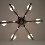 Art Deco bronze chandelier circa 1930