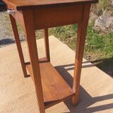 console, high rectangular pedestal table