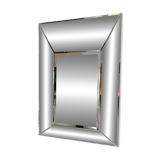 Asymmetrical beveled mirror