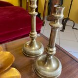 Set of bronze chandeliers