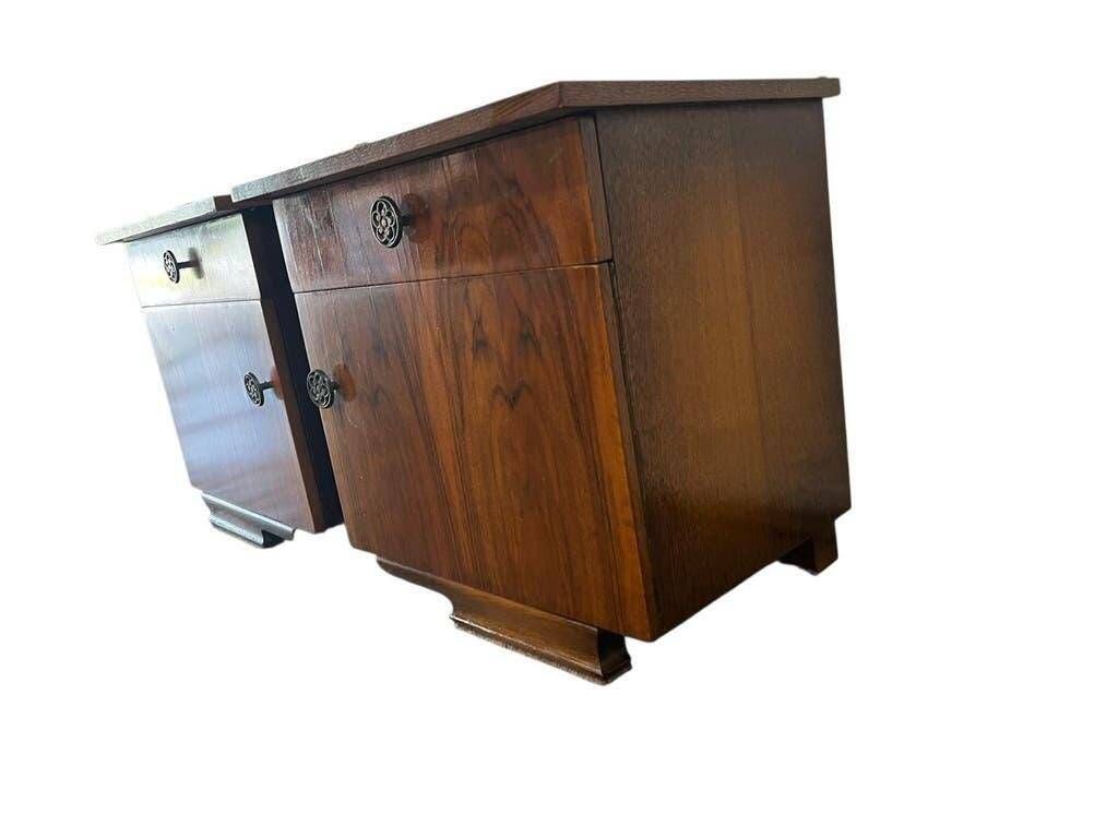 Set of 2 vintage bedside tables / mini cabinets