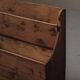 Larch and solid pine storage bench, Folk Art, Savoy, 1950