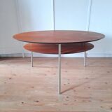 Beautiful Danish oval tripod coffee table