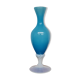 Vase en opaline bleu et blanc