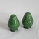 Salt and pepper shaker slurry cabbage leaves