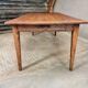 Antique dining table, rural oak table 90 x 200 cm