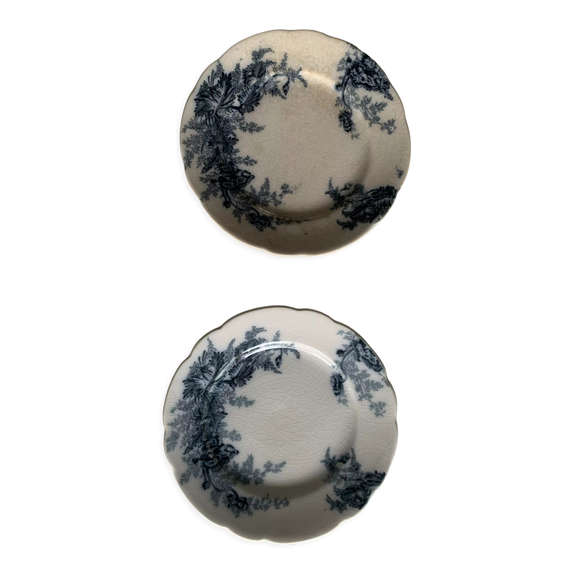 Together two small plates in English porcelain Johnson Bros