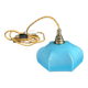 Blue glass lantern