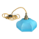 Blue glass lantern