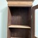 High glass-fronted oak cabinet (renovated)