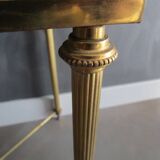 Hollywood Regency Side Table, Marble Top