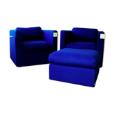 Set pair of armchairs and pouf Hackney by Hay