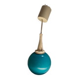 Blue vintage hanging lamp