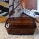 Beurrier en verre marron fumé Arcopal vintage