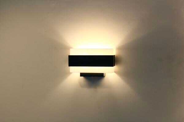 Louis Kalff Philips black and white wall apply