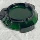 Green glass ashtray 70