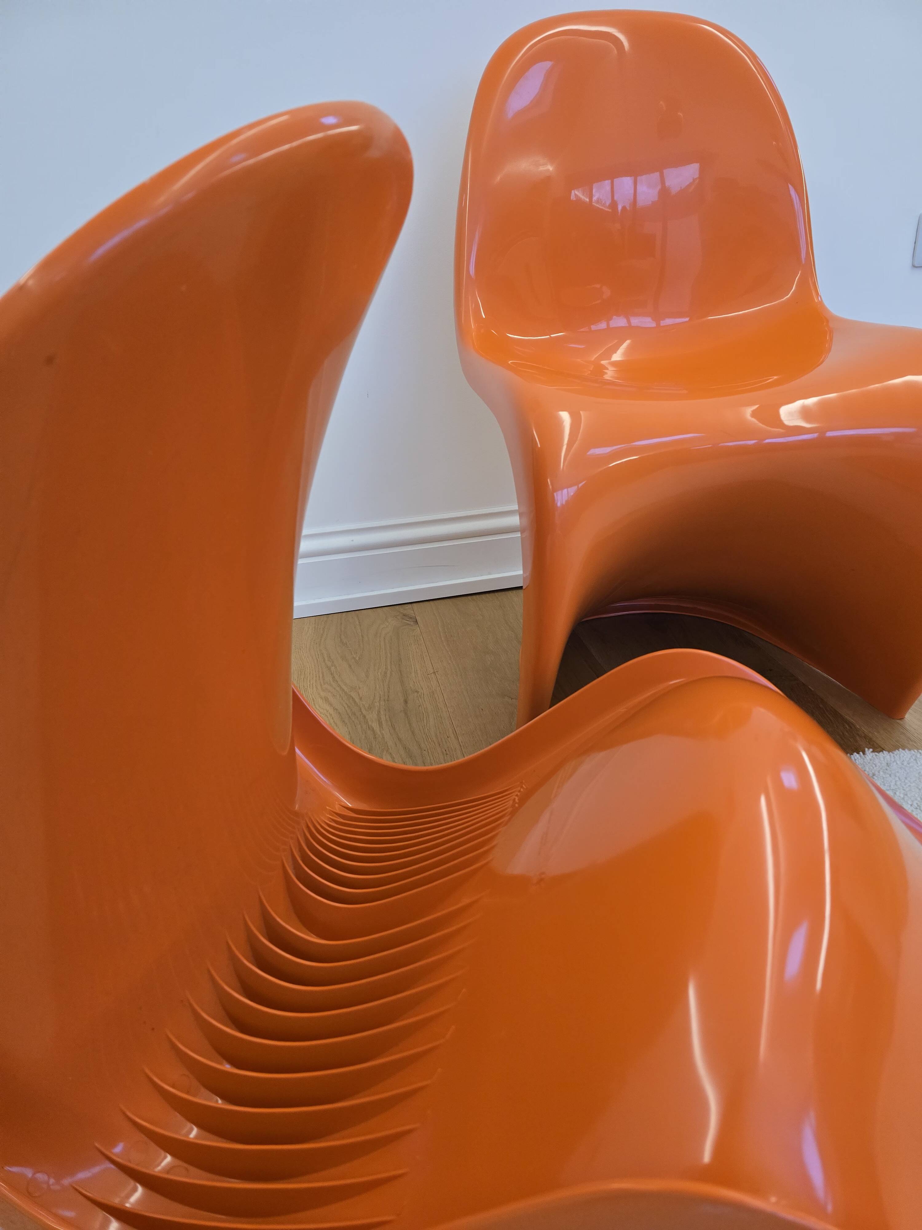 Chaise empilable Verner Panton pour Hermann Miller
