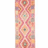 Afghan Pashtun kilim corridor 198 x 60 cm