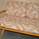Vintage Ercol Windsor Studio 355 canapé / daybed, light wood, Mid-Century Modern design.