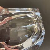 Crystal ashtray Val St Lambert Belgium