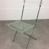 Plexiglas chair by Lebovici and Berthet for Marais International, series "Les Invisibles"