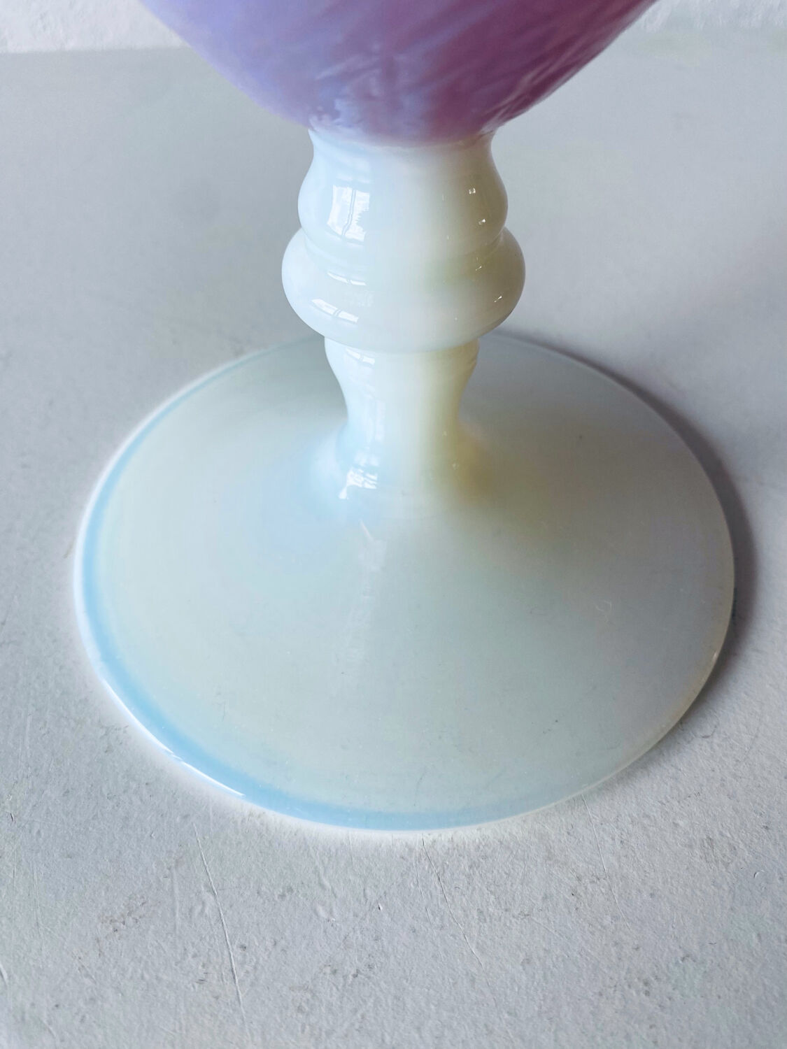 Italian opaline ewer