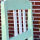 Chaise Art Déco vintage, style de design minimaliste, bois "de stijl"