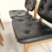 4 Scandinavian chairs, 1960
