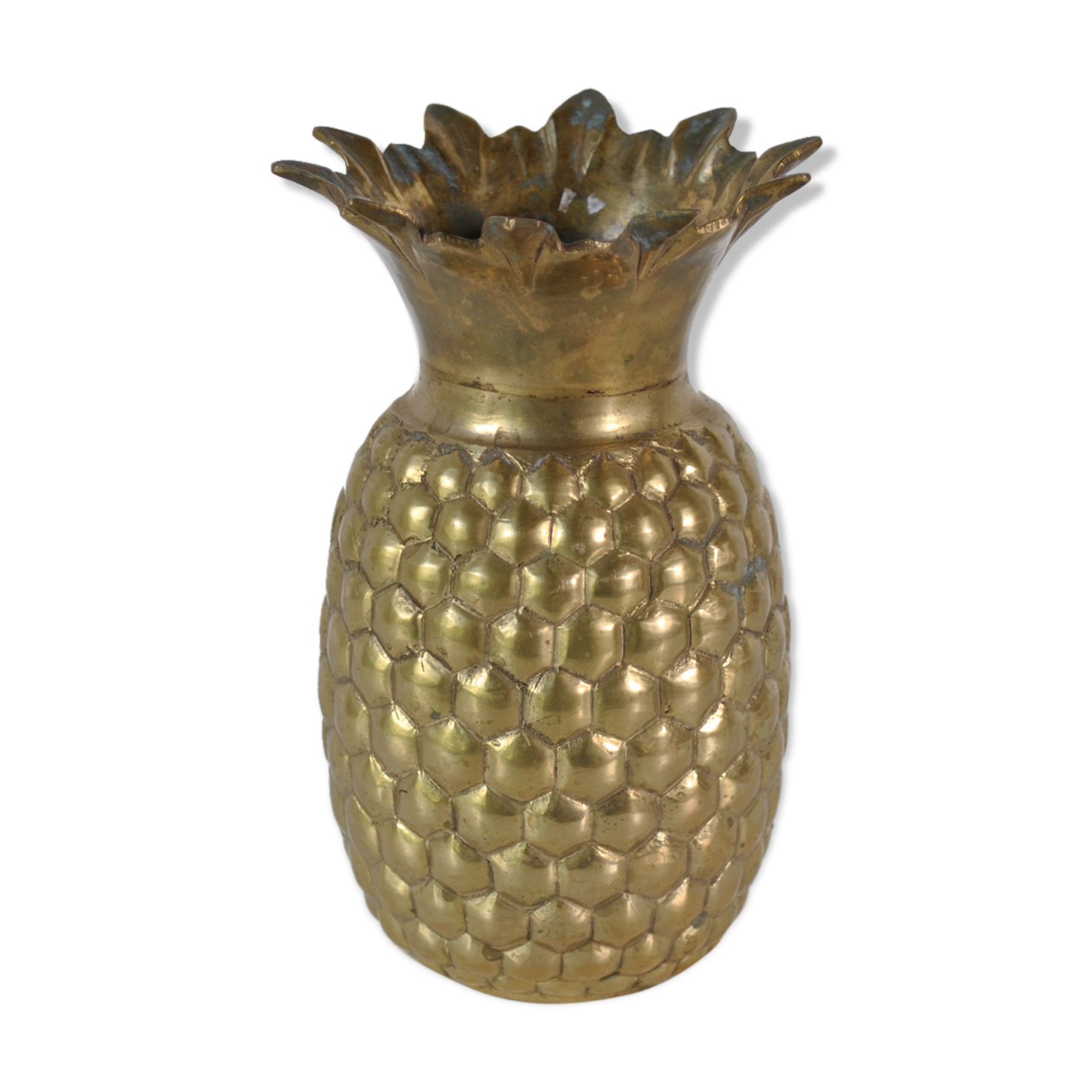 Brass pineapple vase 1970