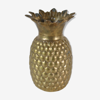 Brass pineapple vase 1970