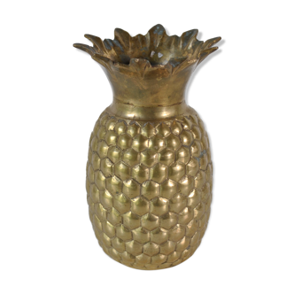 Brass pineapple vase 1970