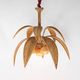 Lustre « cocotier/palmier » en rotin
