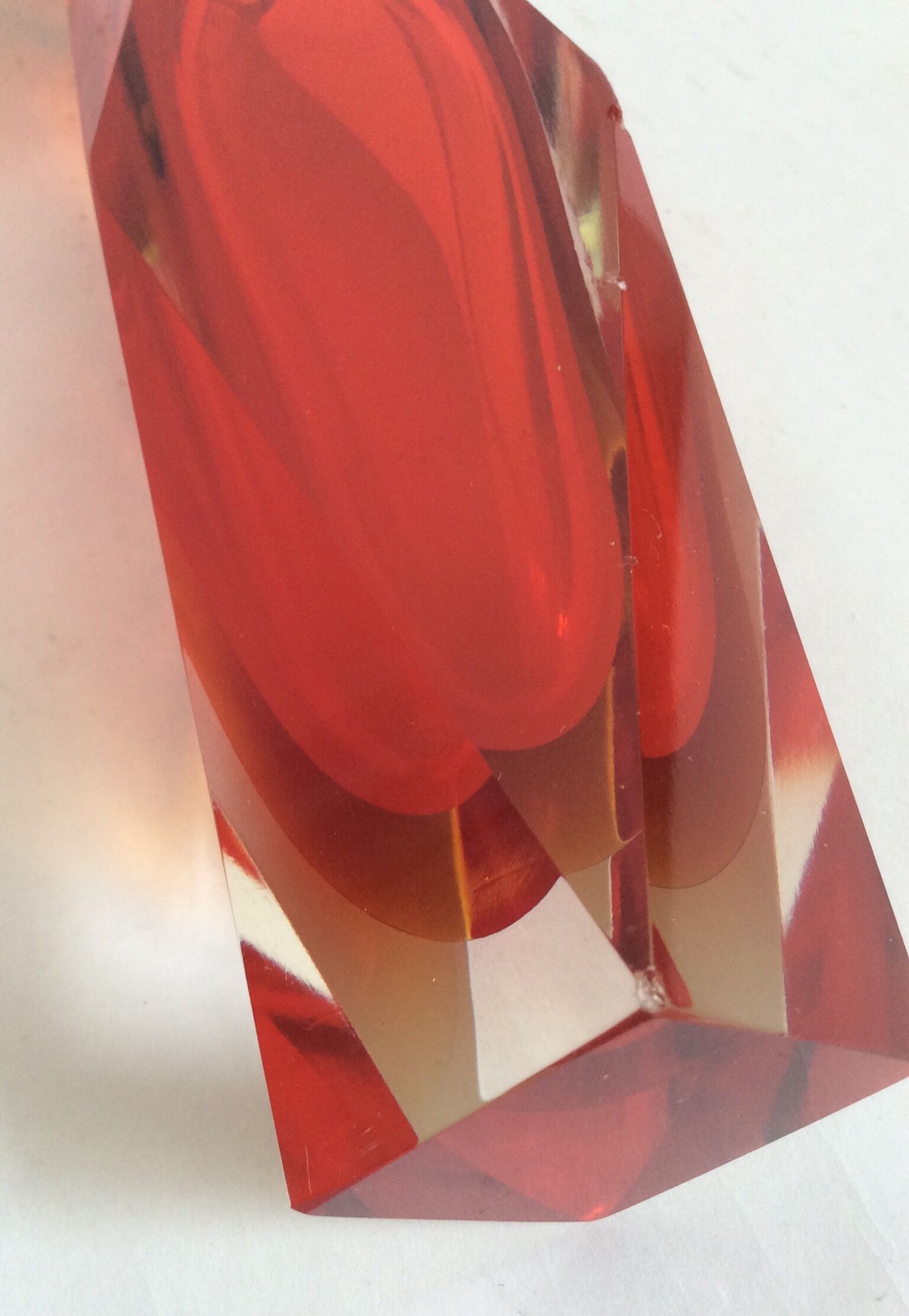 Glass Murano 60s vase