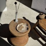 Pawn Natural - Stool, side table, end table in solid mango wood