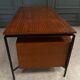 Office cm 172 Pierre Paulin in mahogany and metal circa 1960