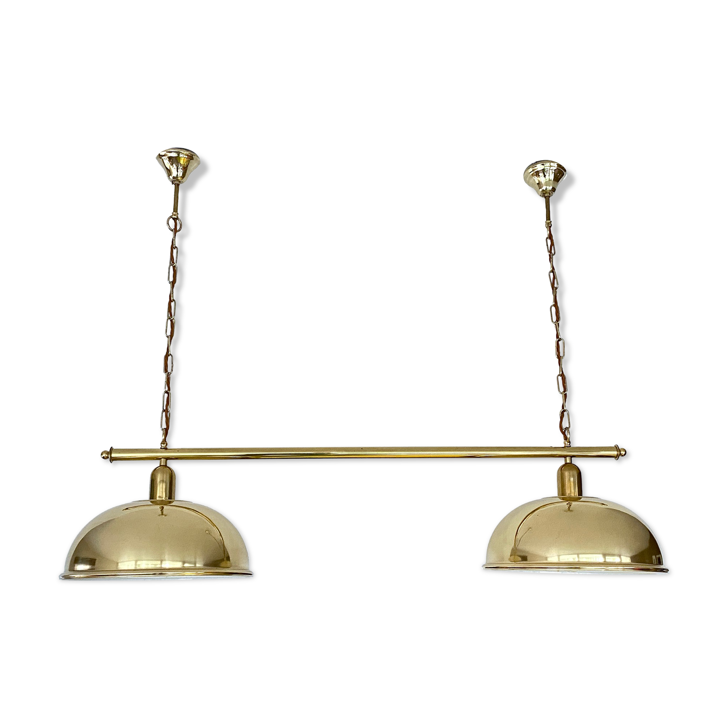 Vintage Grand Chandelier, Brass, 60s