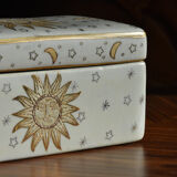 Astral decoration ceramic box