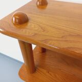 Vintage elm bookcase from the 80s