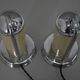 Set of Two Functionalist Table / Bedside Lamps, 1930s, Restored