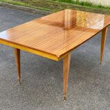 Table à manger scandinave extensible bois et palissandre laquée 250cm