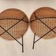 Mid Century Rattan Lounge Chairs, 1970s, Set of 2