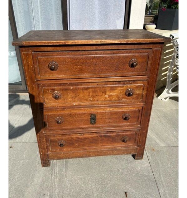 Petite table de cuisine vintage (rénovée)
