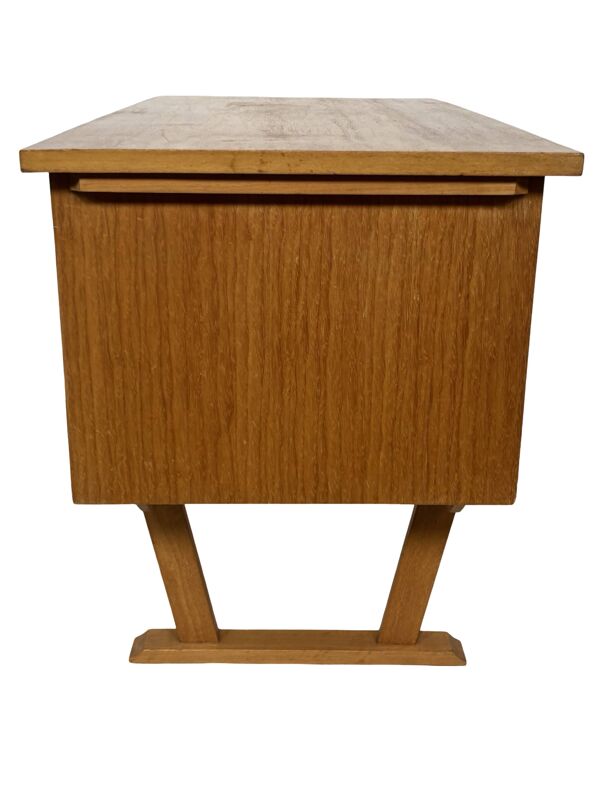 Bureau vintage des années 1960, design de bureau compact