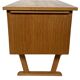 Bureau vintage des années 1960, design de bureau compact