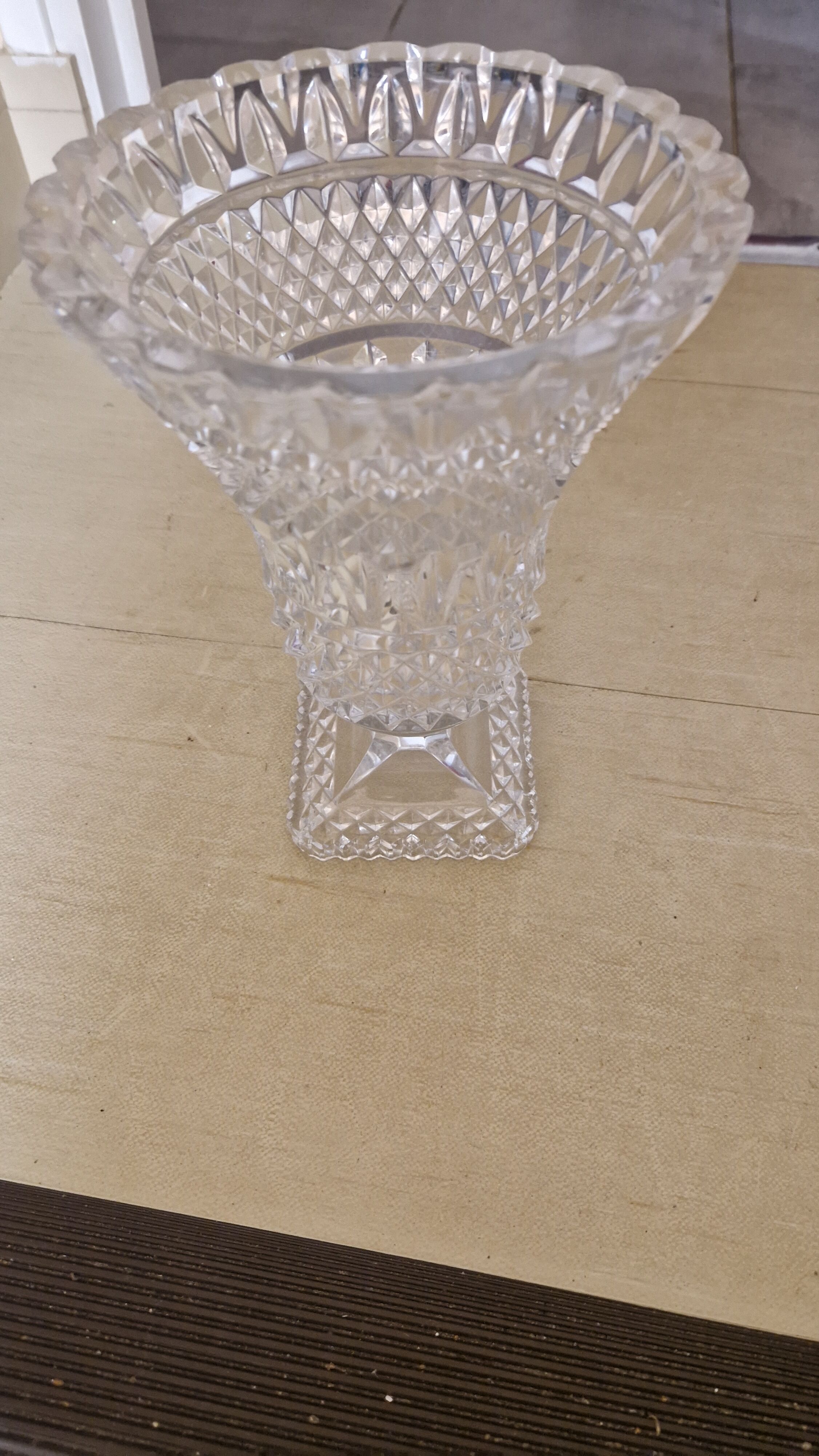 Crystal vase