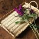 Rectnngle wicker tray vintage basketry